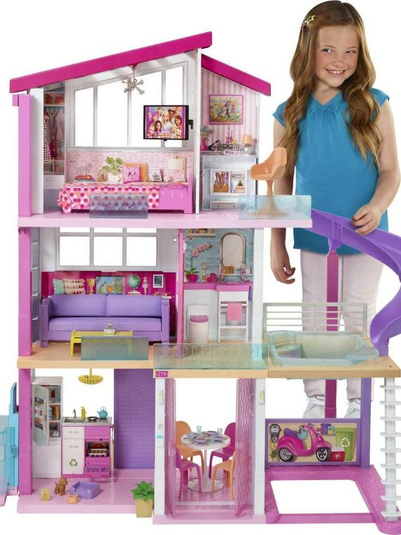 2026 Barbie Dreamhouse Dollhouse With 70+ Accessories, Working Elevator, Lights and Sounds
