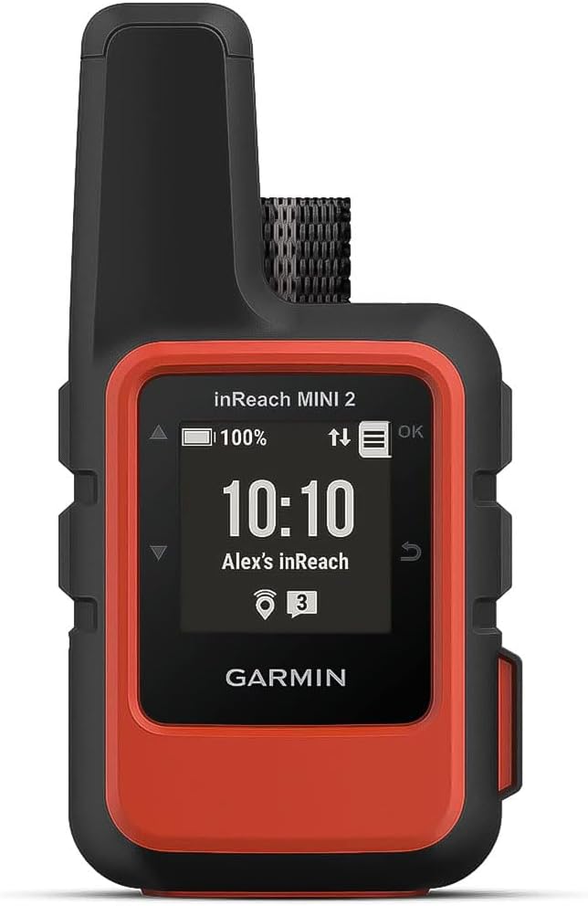 2026 Garmin inReach Mini 2  Lightweight and Compact Satellite Communicator  Hiking Handheld  Orange – 010-02602-00