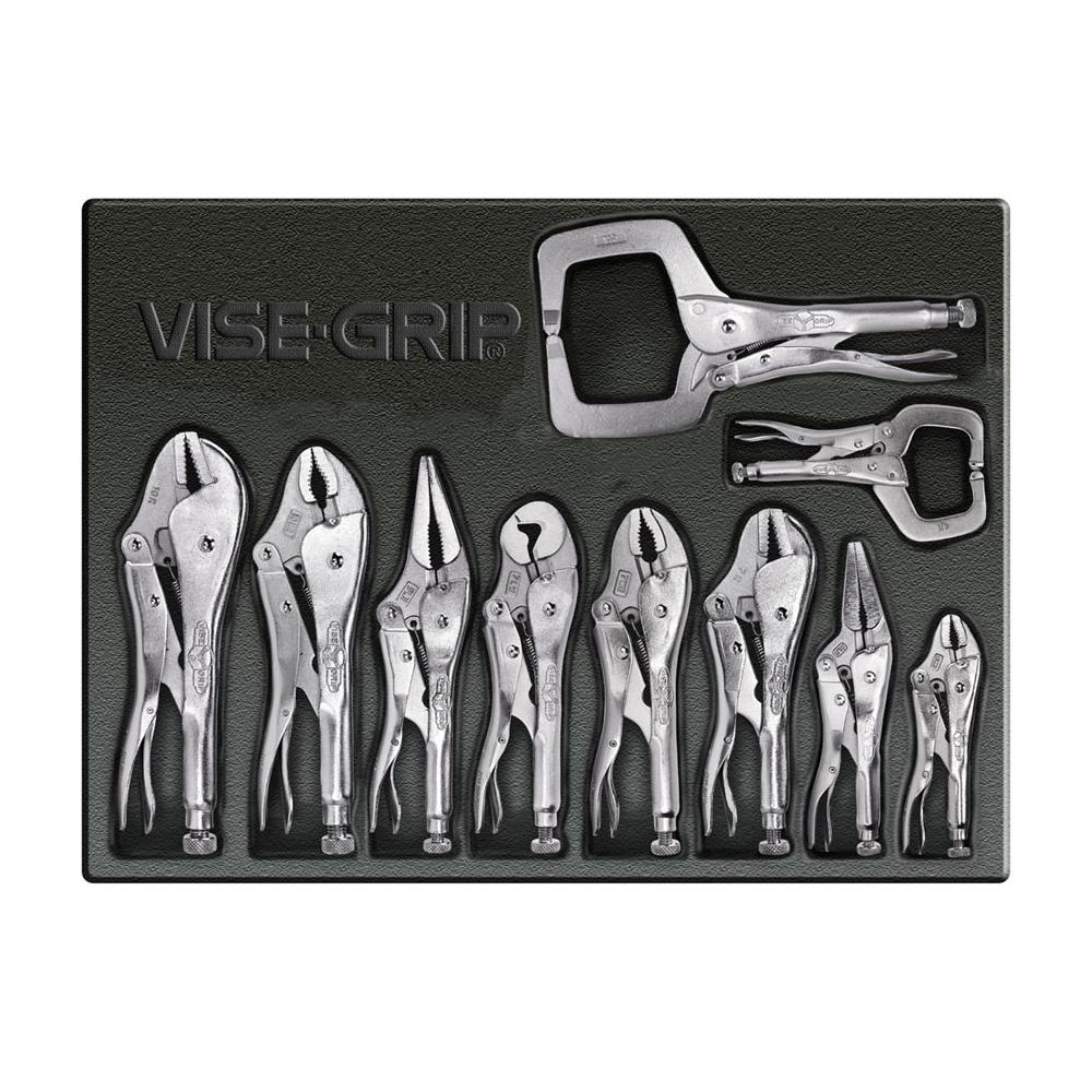 2026 IRWIN VISE-GRIP Tools Original Locking Pliers Tool Set with Tray, 10 Piece, 1078TRAY