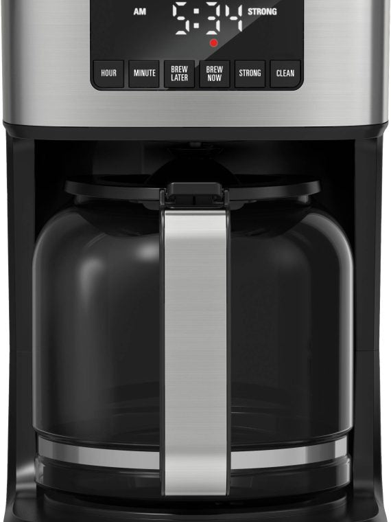 2026 Bella Pro Series – 12-Cup Programmable Coffee Maker – Stainless Steel