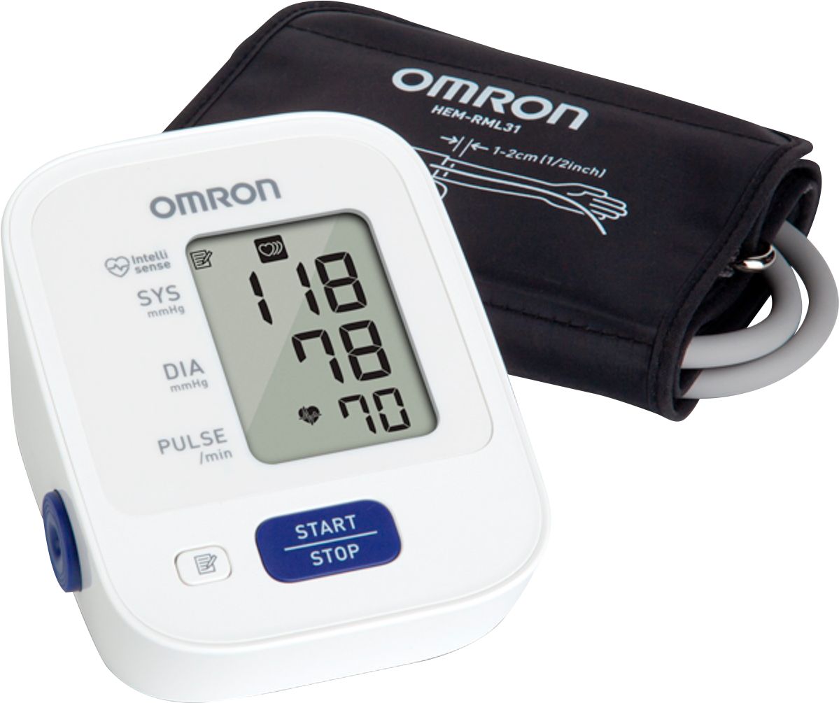 2026 Omron – 3 Series – Automatic Upper Arm Blood Pressure Monitor – Black/White