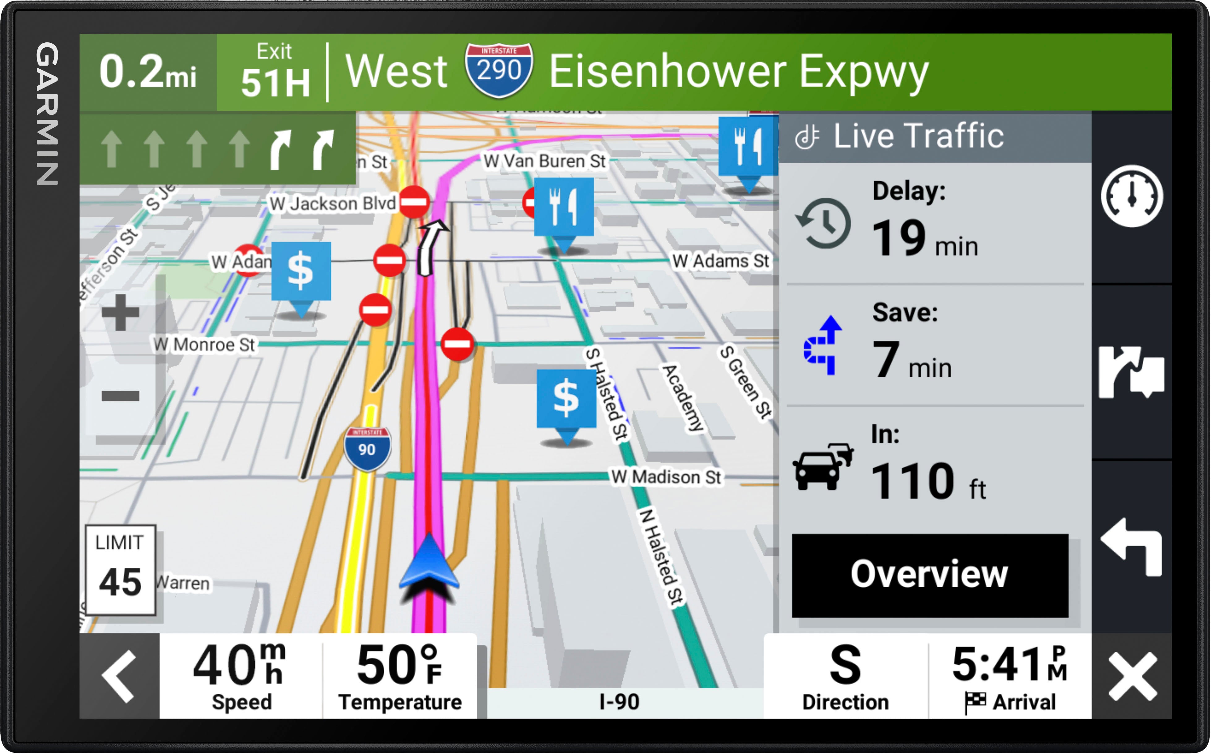2026 Garmin – DriveSmart 86 8′′ GPS with Built-In** Bluetooth, Map Updates and Traffic Updates – Black