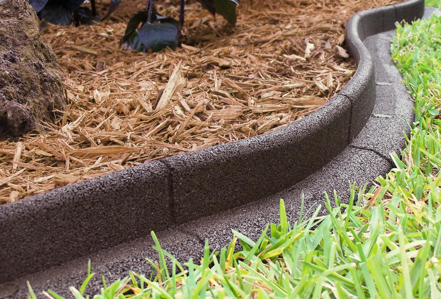2026 Eco Border 3 x 48 Brown Rubber No Dig Landscape Garden Border Edging (Pack 6)