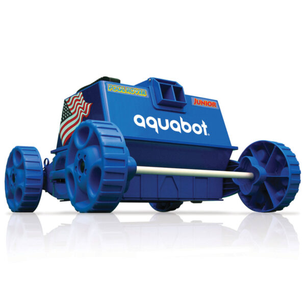 Aquabot Pool Rover Junior Robotic Pool Cleaner. 40ft Cable. Fast 1-Hour Clean. Includes Filter Bag
