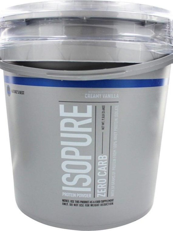 2026 Isopure, Zero Carb 100% Whey Protein Isolate, 25g Protein Powder, Creamy Vanilla, 7.5 lb