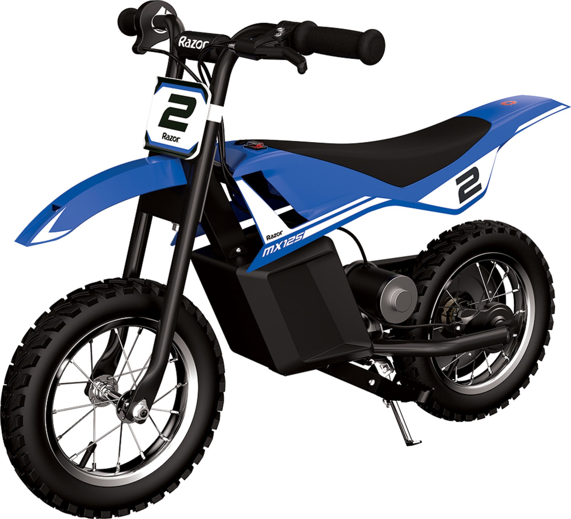 2026 Razor – MX125 Dirt Rocket eBike w/ 5.3 Miles Max Operating Range and 8 mph Max Speed – Blue