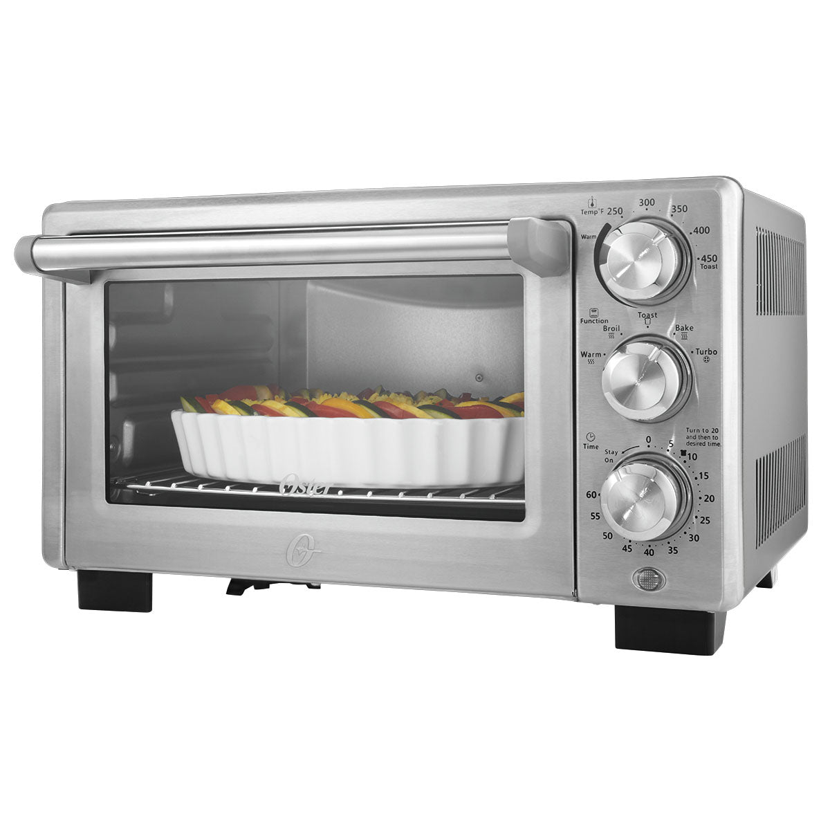 2026 Oster Designed for Life Countertop Convection Toaster Oven, Stainless Steel