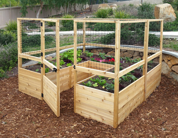 2026 Deer Proof Cedar Complete Raised Garden Bed Kit �?8�?x 8�?x 20′�?