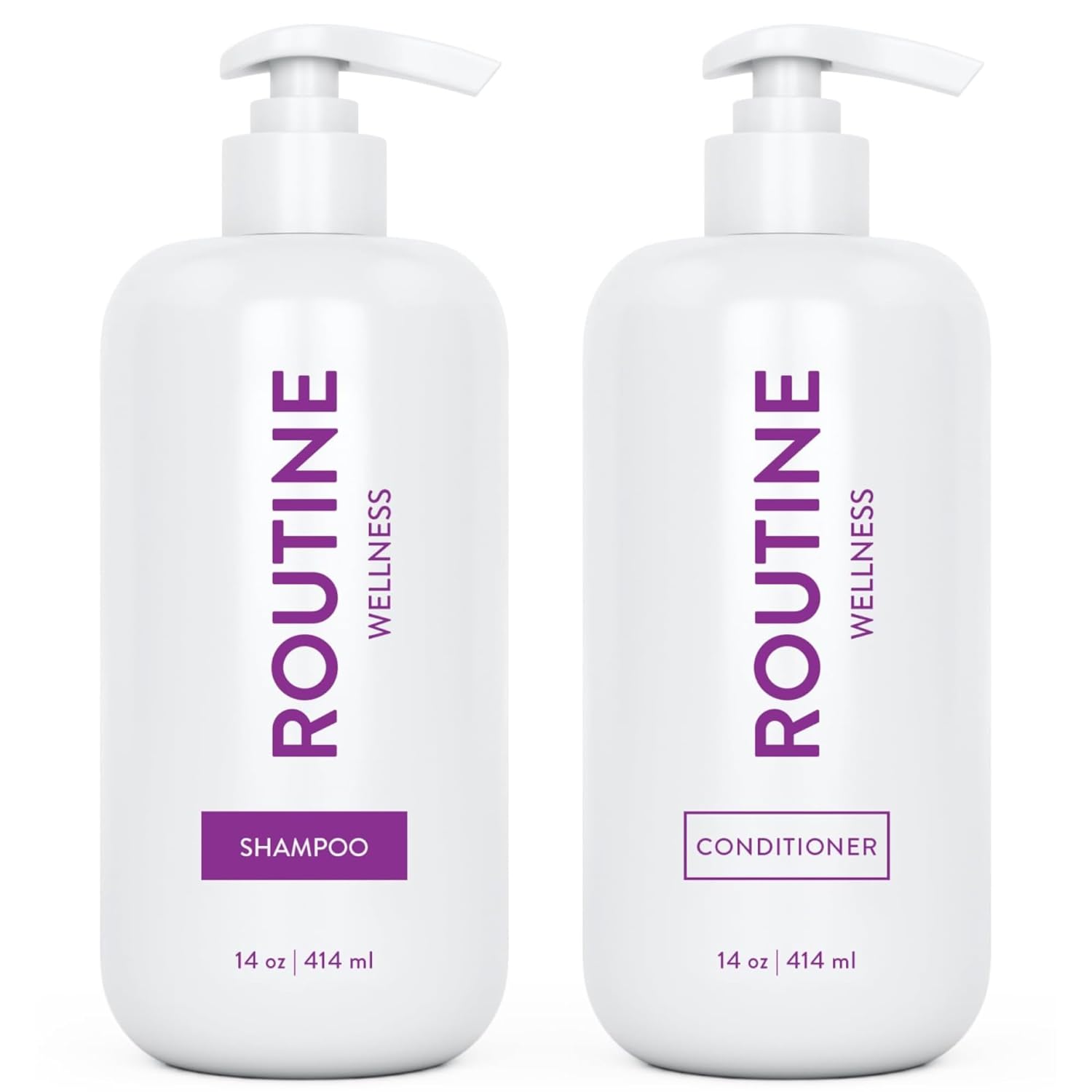 2026 Shampoo and Conditioner Set for Stronger Hair – Vegan  All Natural Biotin Shampoo with Nourishing Oils and Vitamins – Rose Hips 14oz (Pack of 2)