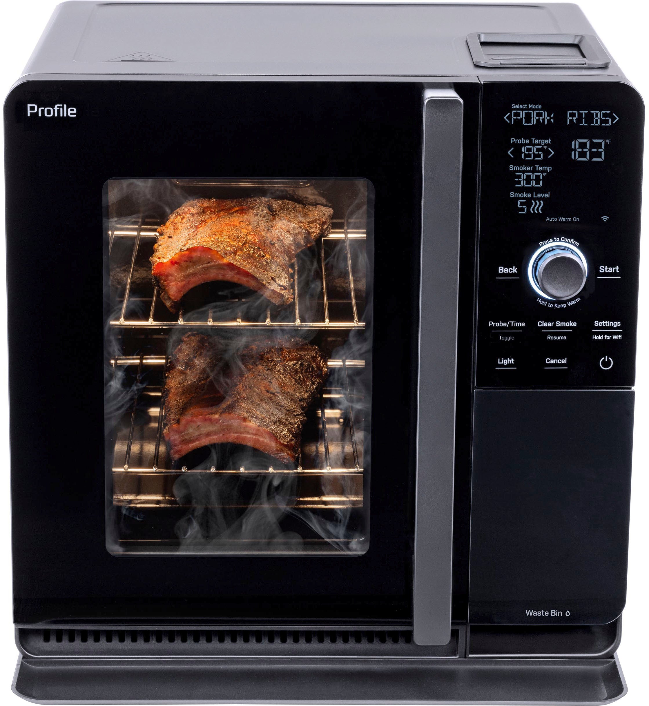 2026 GE Profile – Smart Indoor Smoker – Black