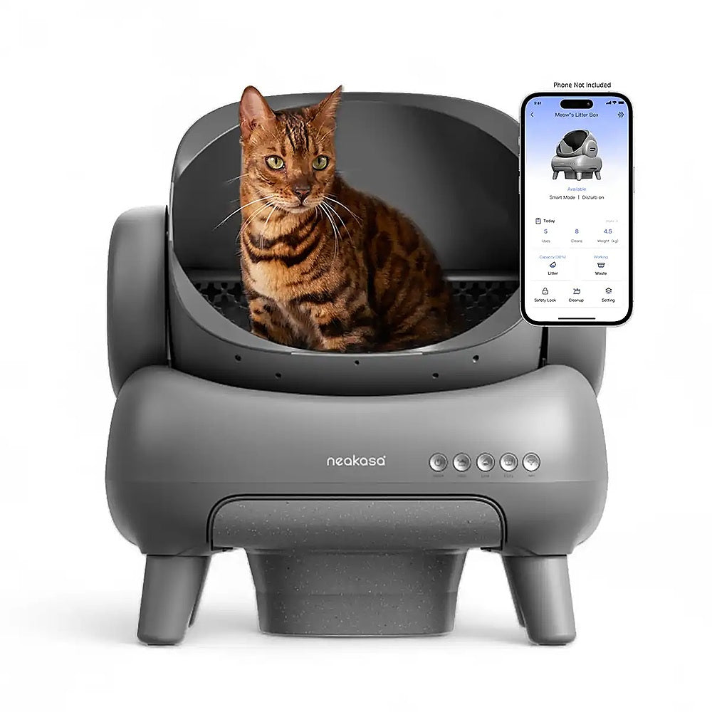 2026 Neakasa M1 Open-top Self-cleaning Cat Litter Box – Charcoal