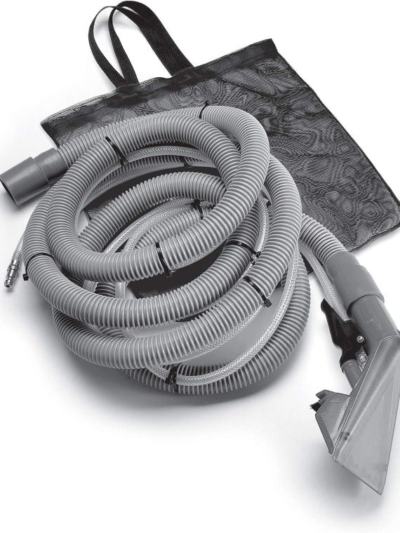 2026 Rug Doctor Universal Attachment for X3 Commercial Cleaner  12-ft Hose  for Carpet  Rugs  Upholstery  Stairs  Mattresses  Hand Tool  12′  Grey