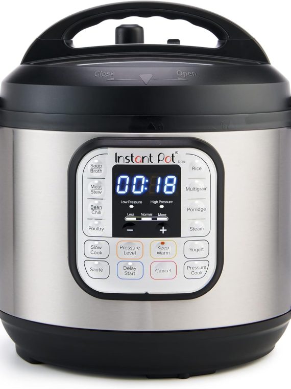 2026 Instant Pot Duo 7-in-1 Mini Electric Pressure Cooker  Slow Rice Cooker  Steamer  Sauté  Yogurt Maker  Warmer & Sterilizer  Includes Free App with over 1900 Recipes  Stainless Steel  3 Quart