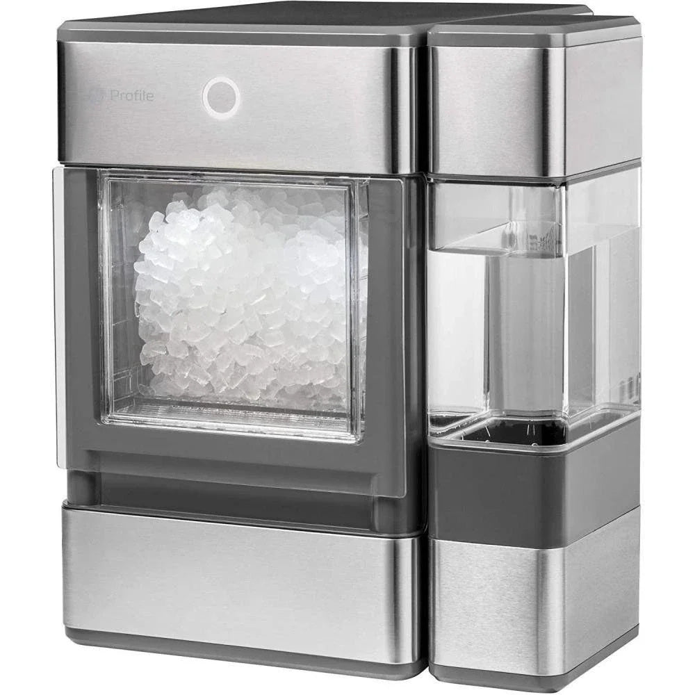 2026 GE Profile OPAL01GEPKT Opal | Countertop Nugget Ice Maker, Stainless Steel Wrap with Gray Accents & LED Lighting