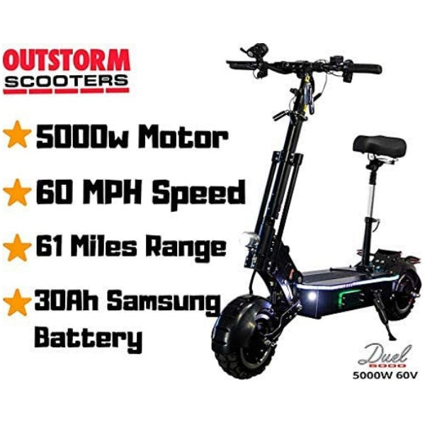 2026 MAXX 60MPH Ultra High Speed Electric Scooter for Adults Foldable, 5000W Power Dual Motor| 60V /38.5Ah Battery | 83 Miles Range | Grade 30°
