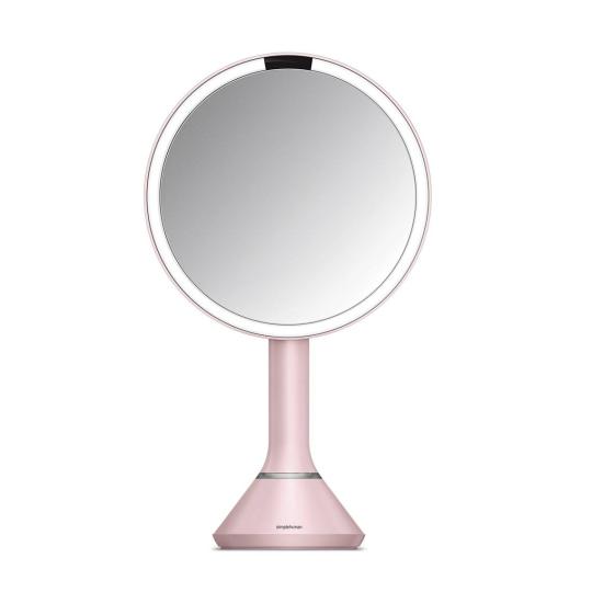 2026 simplehuman 5X Sensor Brightness Control 8×22 Mirror in Pink