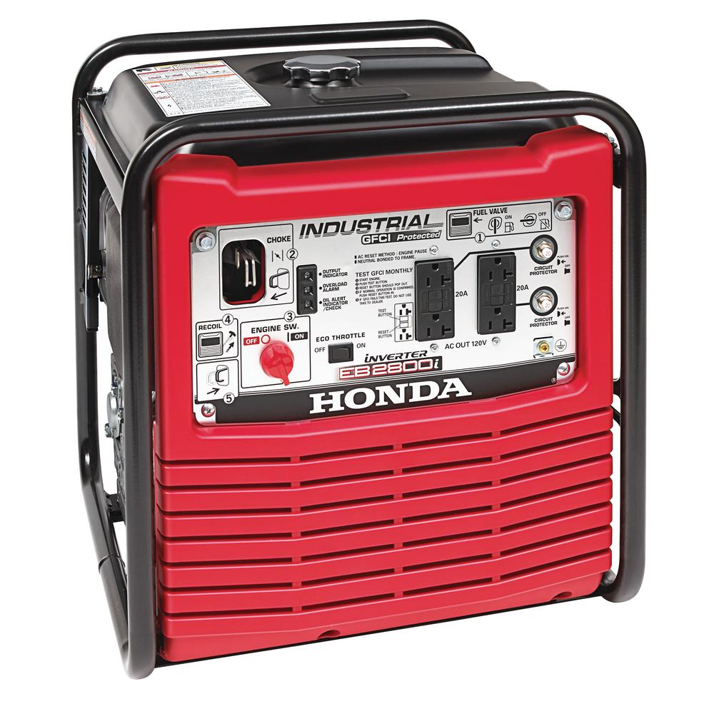 2.800-Watt Gasoline Powered Portable Industrial Inverter Generator