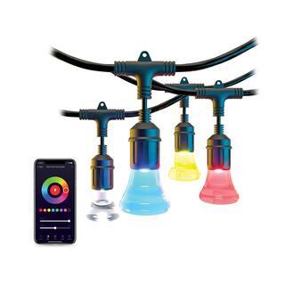 Atomi Smart WiFi Color String Lights. 24ft. Alexa/Google Compatible. Waterproof LED
