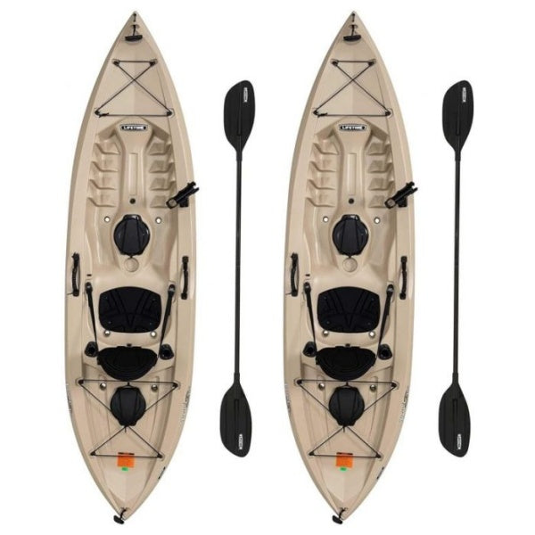 2026 Lifetime 90806 Tamarack Angler 100 Fishing Kayak �C 2 Pack (Paddles Included)