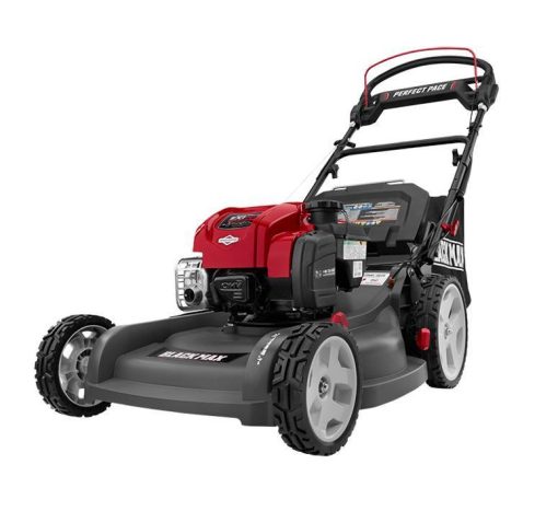 22′′ 3-in-1 Self Propelled Lawn Mower. 201cc Engine. CVT. Adjustable Height. High-Traction Wheels