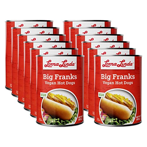 2026 Loma Linda Big Franks Variety Pack – 15 oz Cans (Pack of 12) – Plant-Based  Protein-Packed Vegan Franks – Delicious Meatless Alternative for Grilling  Cooking  and More!