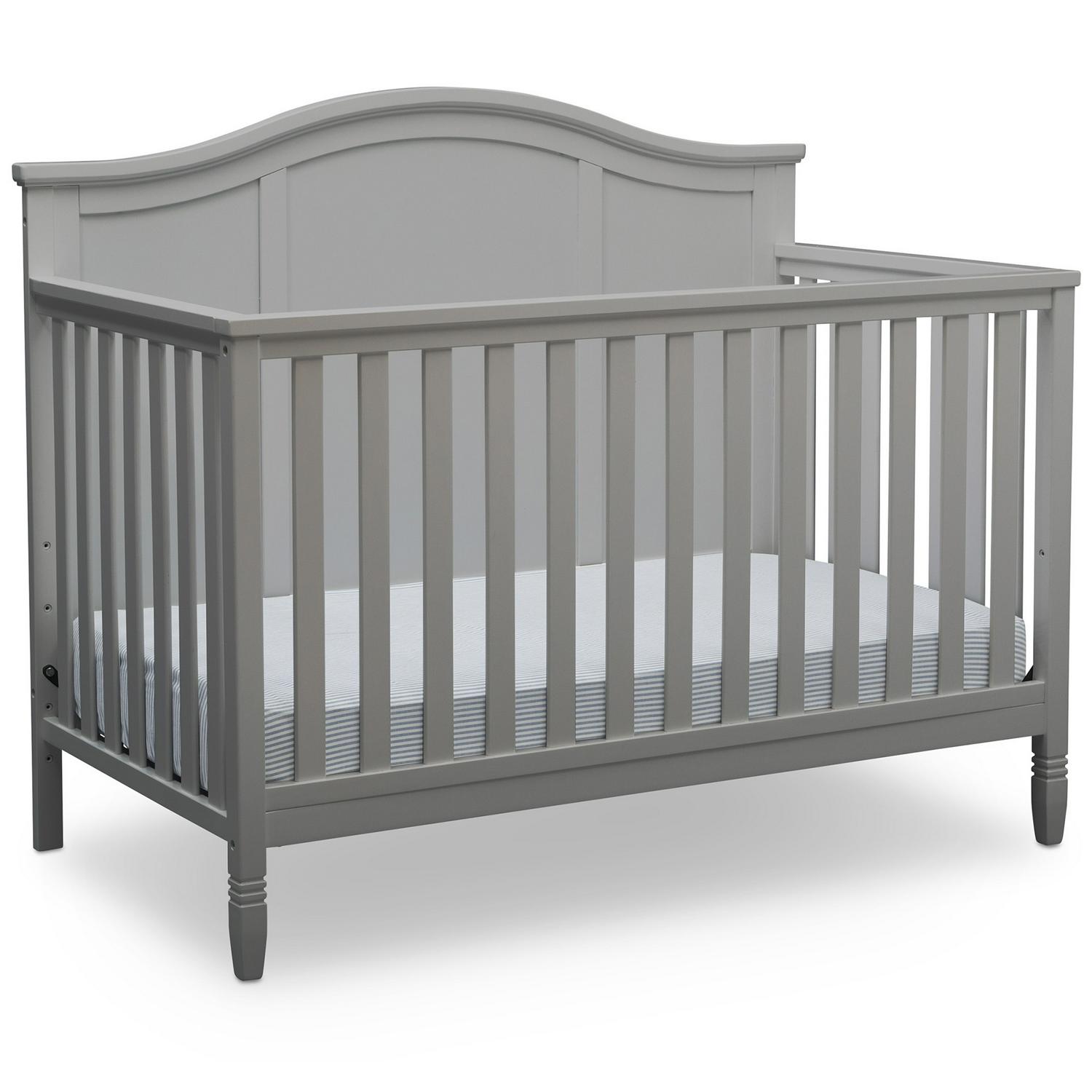 2026 Delta Children Madrid 5-in-1 Baby Crib, Grey