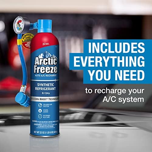 2026 Arctic Freeze Ultra Synthetic Automotive Refrigerant 134A – 22 OZ