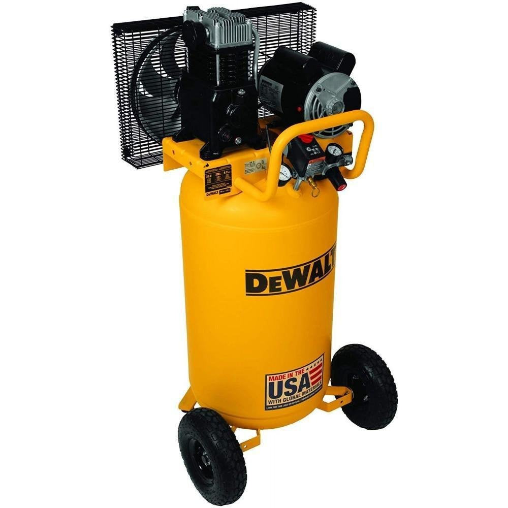 2026 DEWALT DXCM251 25 Gal. 200 PSI Oil Lubed Belt Drive Electric Air Compressor