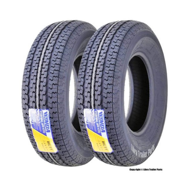 2026 2 New WINDA Trailer Tires ST 225/75R15 10PR Load Range E w/featured Scuff Gurard