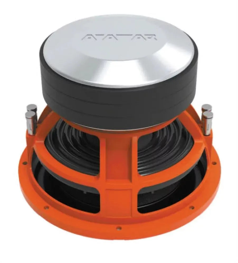 Avatar Tsunami STU-1246-D1 Orange 6000 Watts Peak 1-Ohm 12′′ Subwoofer