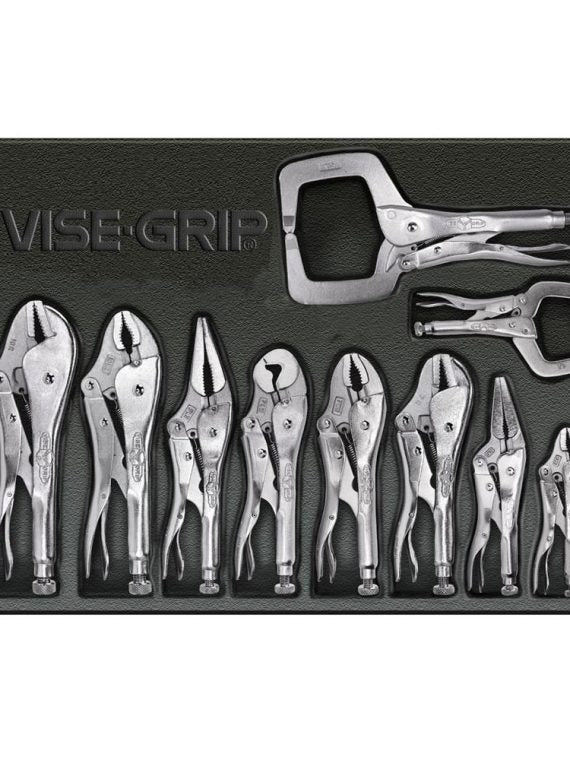 2026 IRWIN VISE-GRIP Tools Original Locking Pliers Tool Set with Tray, 10 Piece, 1078TRAY
