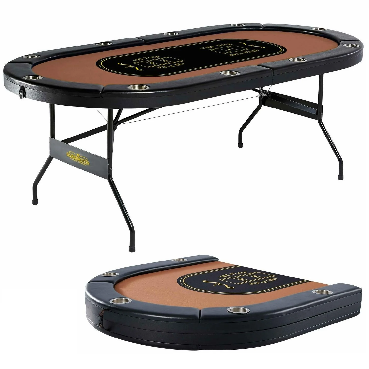 Barrington 10-Player Poker Table, No Assembly Required