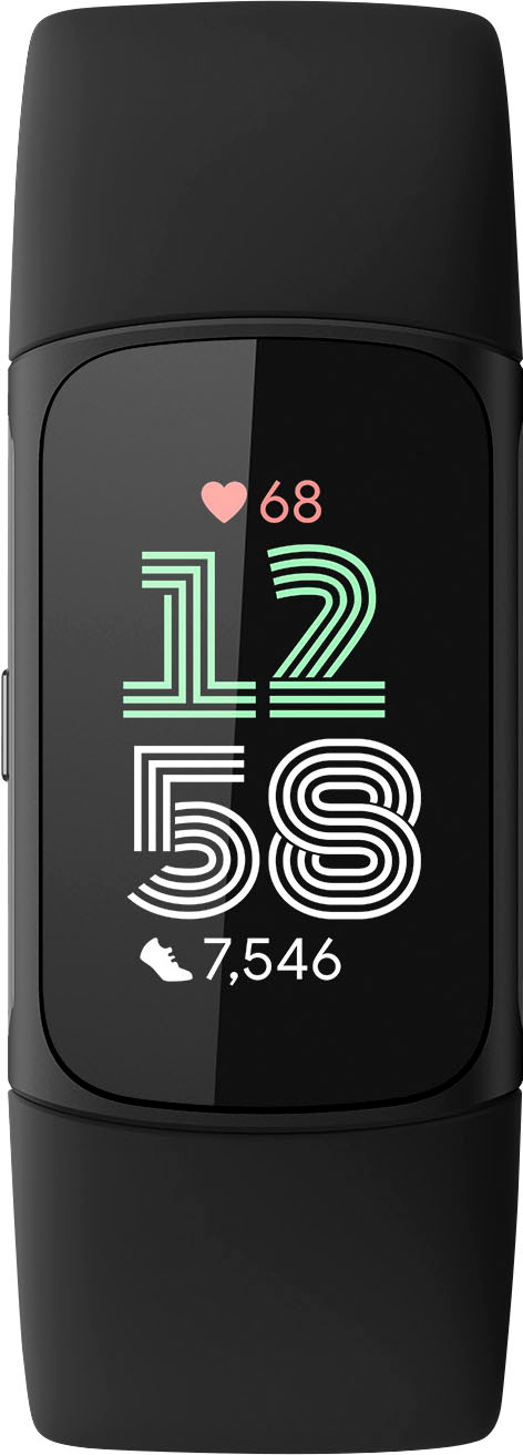 2026 Fitbit – Charge 6 Advanced Fitness & Health Tracker – Obsidian