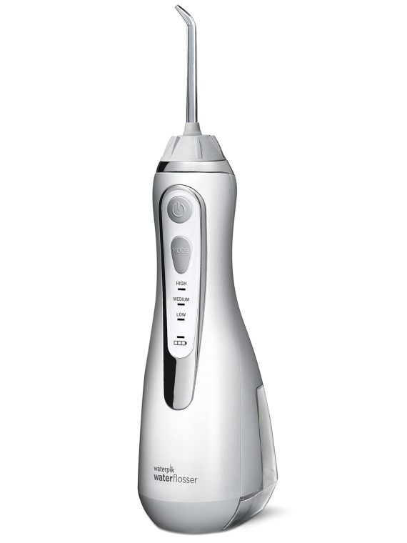 2026 Waterpik Cordless Advanced Water Flosser For Teeth  Gums  Braces  Dental Care With Travel Bag and 4 Tips  ADA Accepted  Rechargeable  Portable  and Waterproof  White WP-580