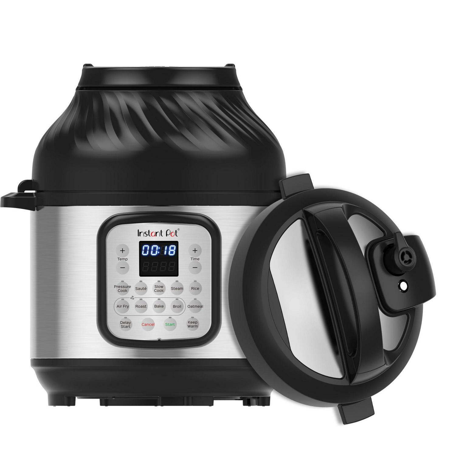 2026 Instant Pot 8 Quart Crisp Multi-Cooker + Air Fryer, 9-in-1: Pressure Cook, Steam, Slow Cook, SautA(C), Air Fry, Bake, Broil, Roast, Keep Warm, Rice, Oatmeal