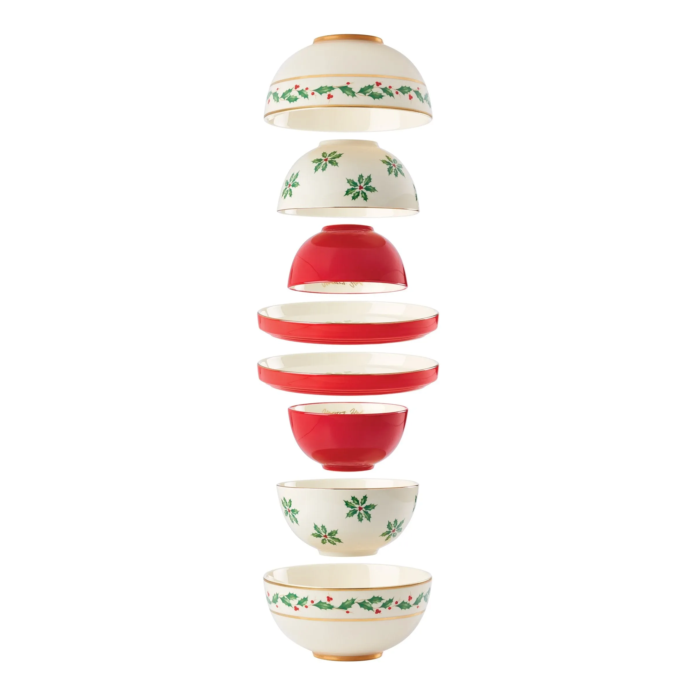 Holiday Luna Nesting Dinnerware Set