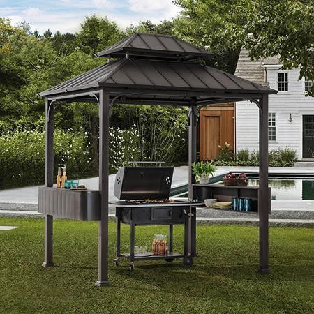 2026 Member's Mark Hickory Hardtop Grill Gazebo