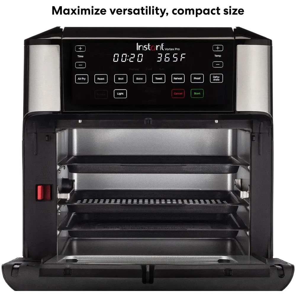 Instant Vortex Pro 9-in-1 Air Fryer Oven, 10 Quart, Stainless Steel