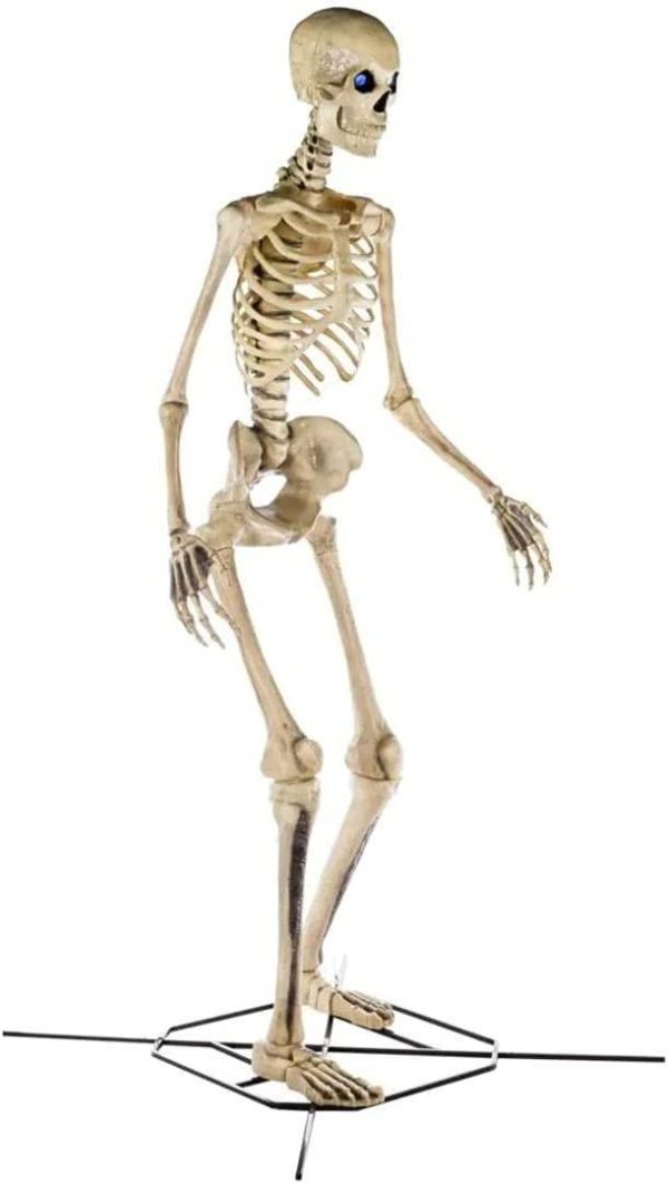 2026 Home Accents 12 ft. Giant-Sized Skeleton with LifeEyes NO250058