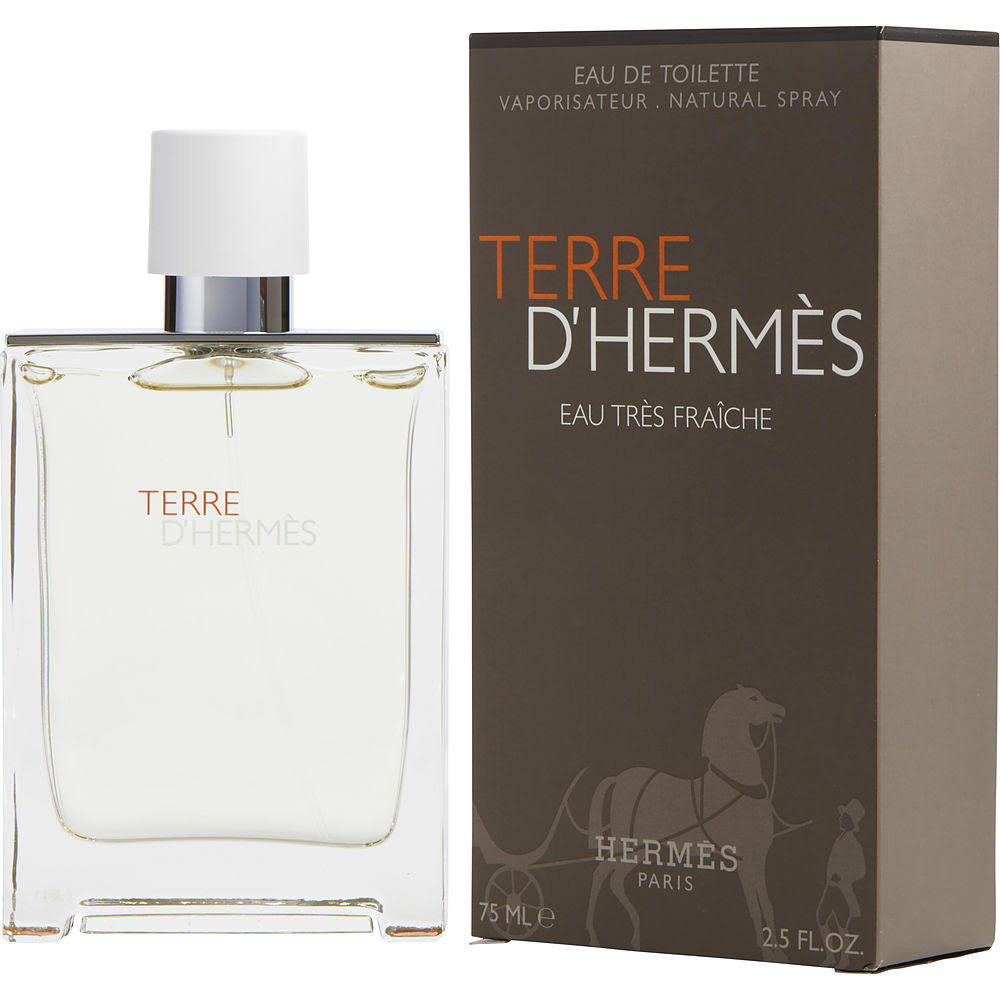 Hermes Terre D&Hermes Eau Tres Fraiche Men EDT Spray - 2.5 fl oz bottle