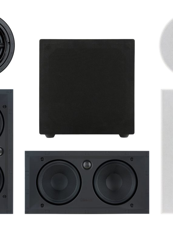 2026 Sonance – MAG5.1 PREMIUM – Mag Series  5.1-Ch. Premium 6-1/2′′ In-Wall Surround Sound Speaker System with Wireless Subwoofer (Each) – Paintable White