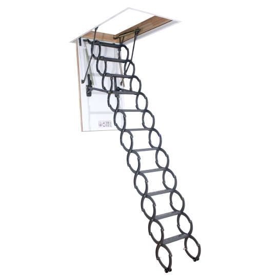 2026 66875 LST Scissor Insulated Attic Ladder 300lbs