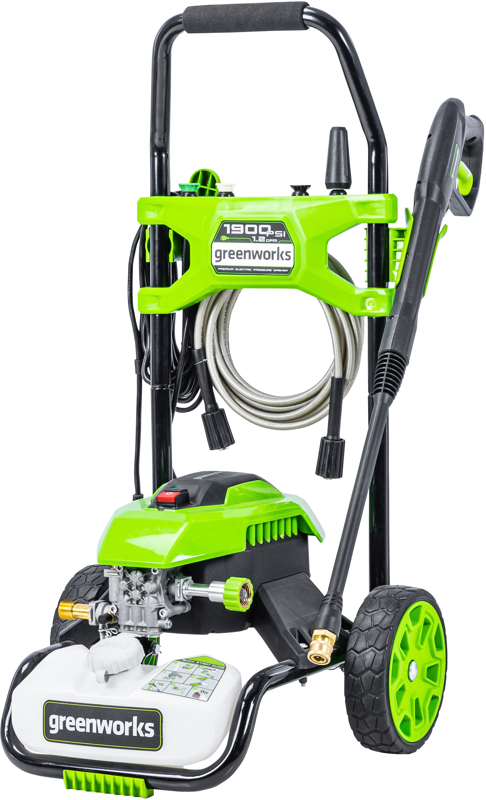 2026 Greenworks – Electric Pressure Washer up to 1900 PSI at 1.2 GPM – Green