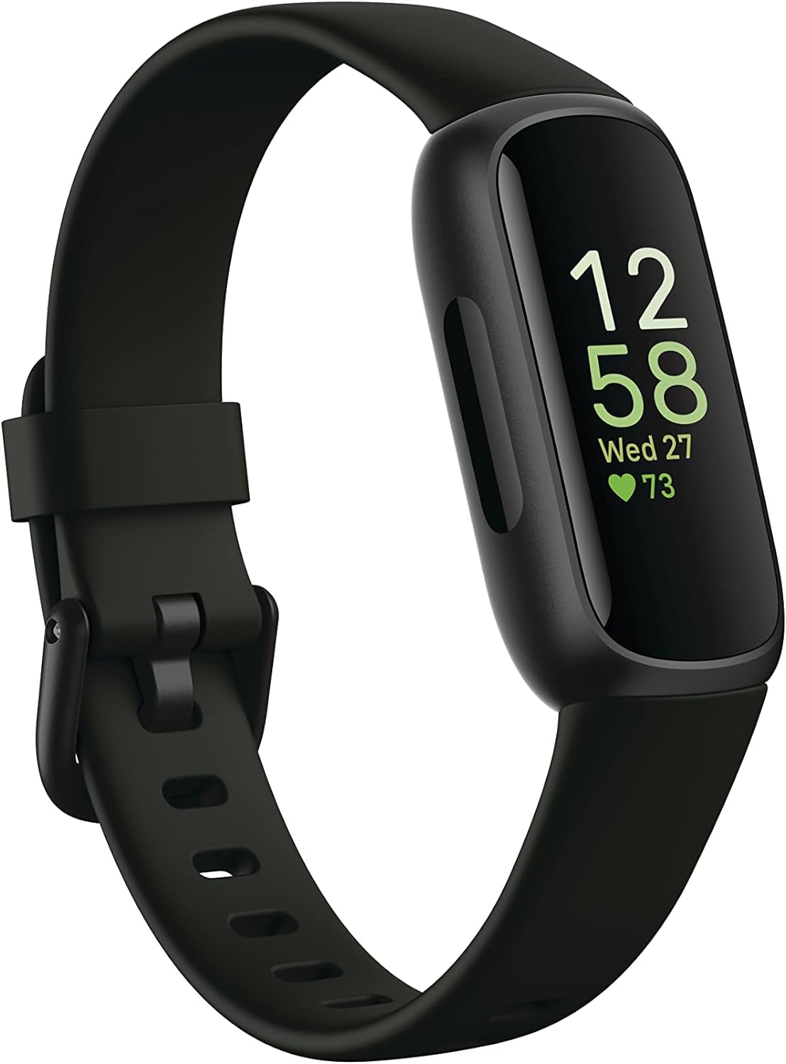 2026 Fitbit Inspire 3 Health &-Fitness-Tracker with Stress Management  Workout Intensity  Sleep Tracking  24/7 Heart Rate and more  Midnight Zen/Black One Size (S & L Bands Included)