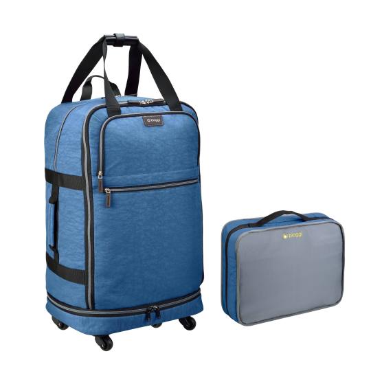 2026 Biaggi Zipsak 31x22 Microfold Spinner Suitcase - Blue