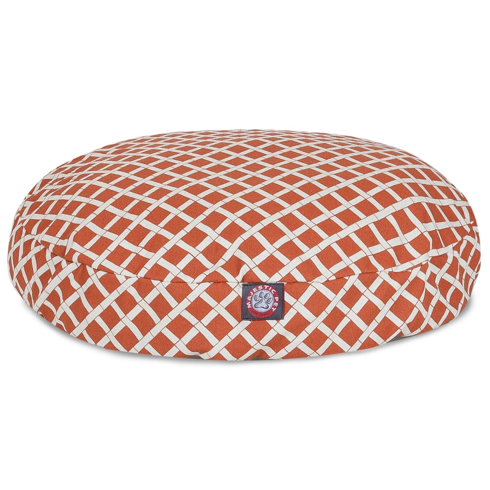 Majestic Pet Bamboo Black Small Round Pet Bed