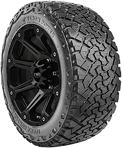 2026 Venom Power Terra Hunter X/T XT All-Terrain Mud Light Truck Radial Tire-33X12.50R20LT 33X12.50X20 33X12.50-20 114R Load Range E LRE 10-Ply BSW Black Side Wall