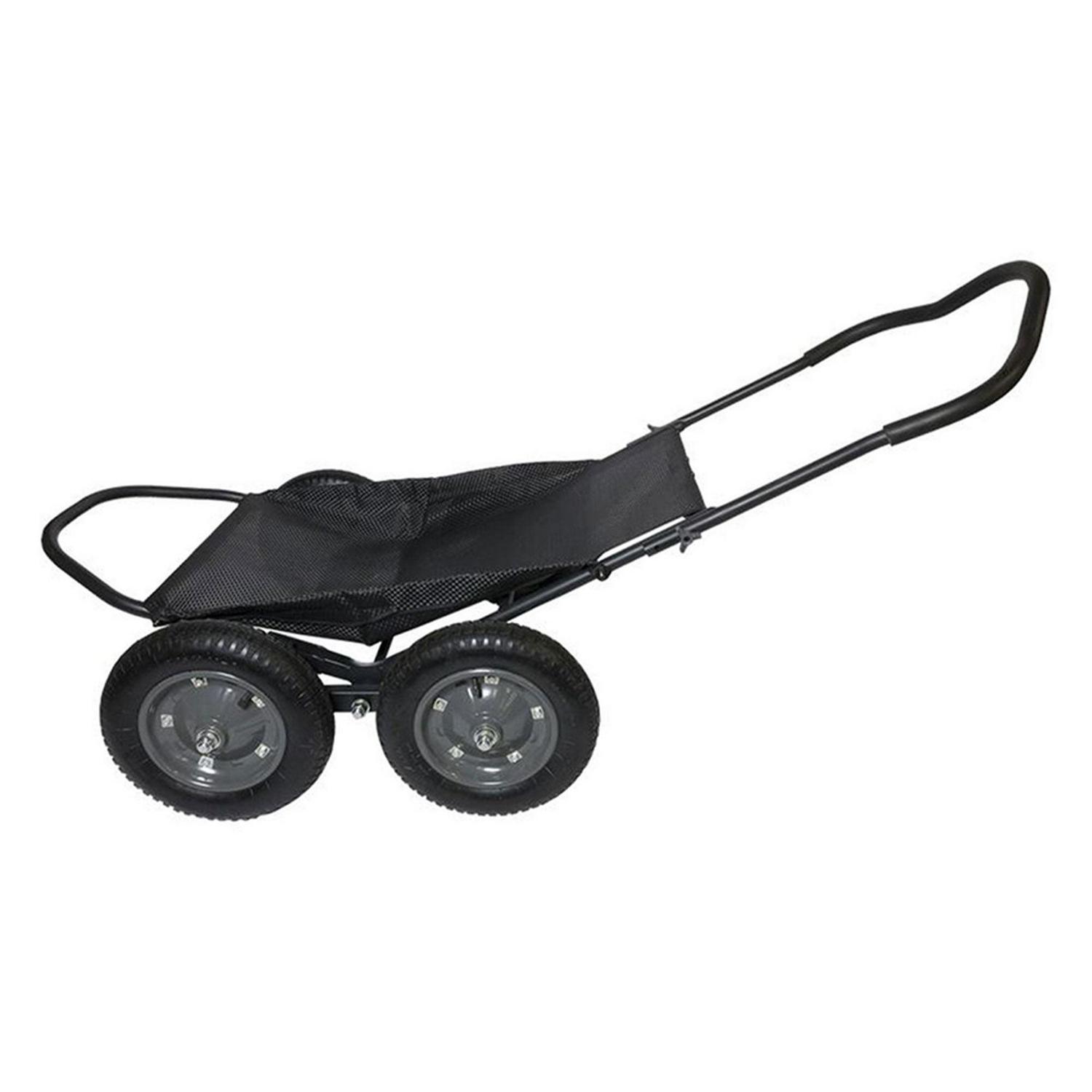 2026 Hawk Hunting Crawler 500 Pound Capacity Foldable Multi Use Game Recovery Hunting Game Cart, Black