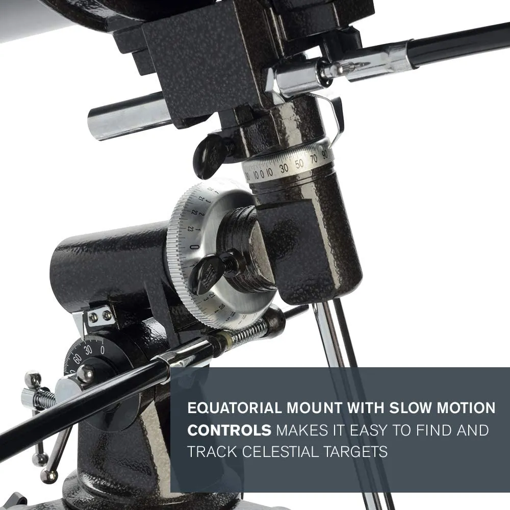 Celestron - PowerSeeker 127EQ Telescope -  Compact and Portable - Bonus Astronomy Software Package - 127mm Aperture