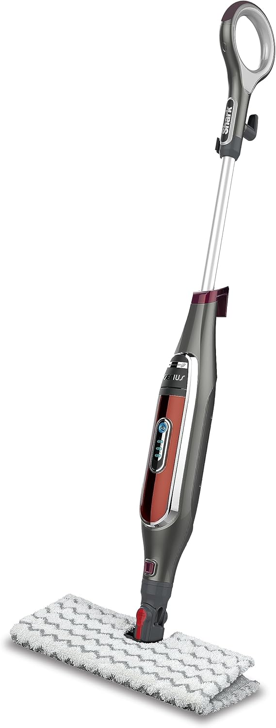2026 Shark S5003D Genius Hard Floor Cleaning System Pocket Steam Mop  Burgundy/Gray